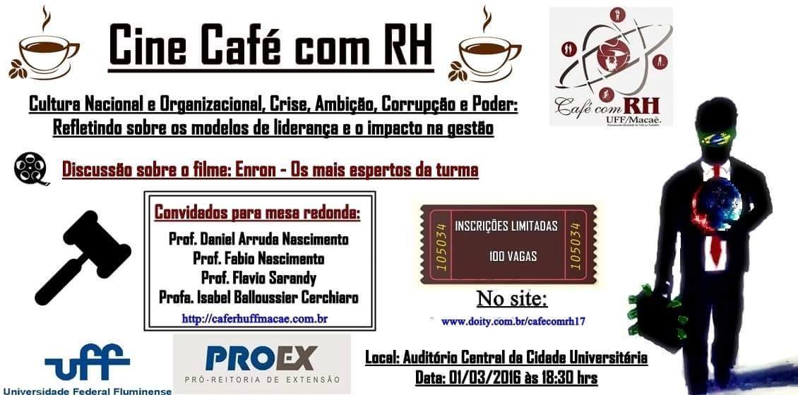 01/03/2016 – Evento Abertura Cine café com RH