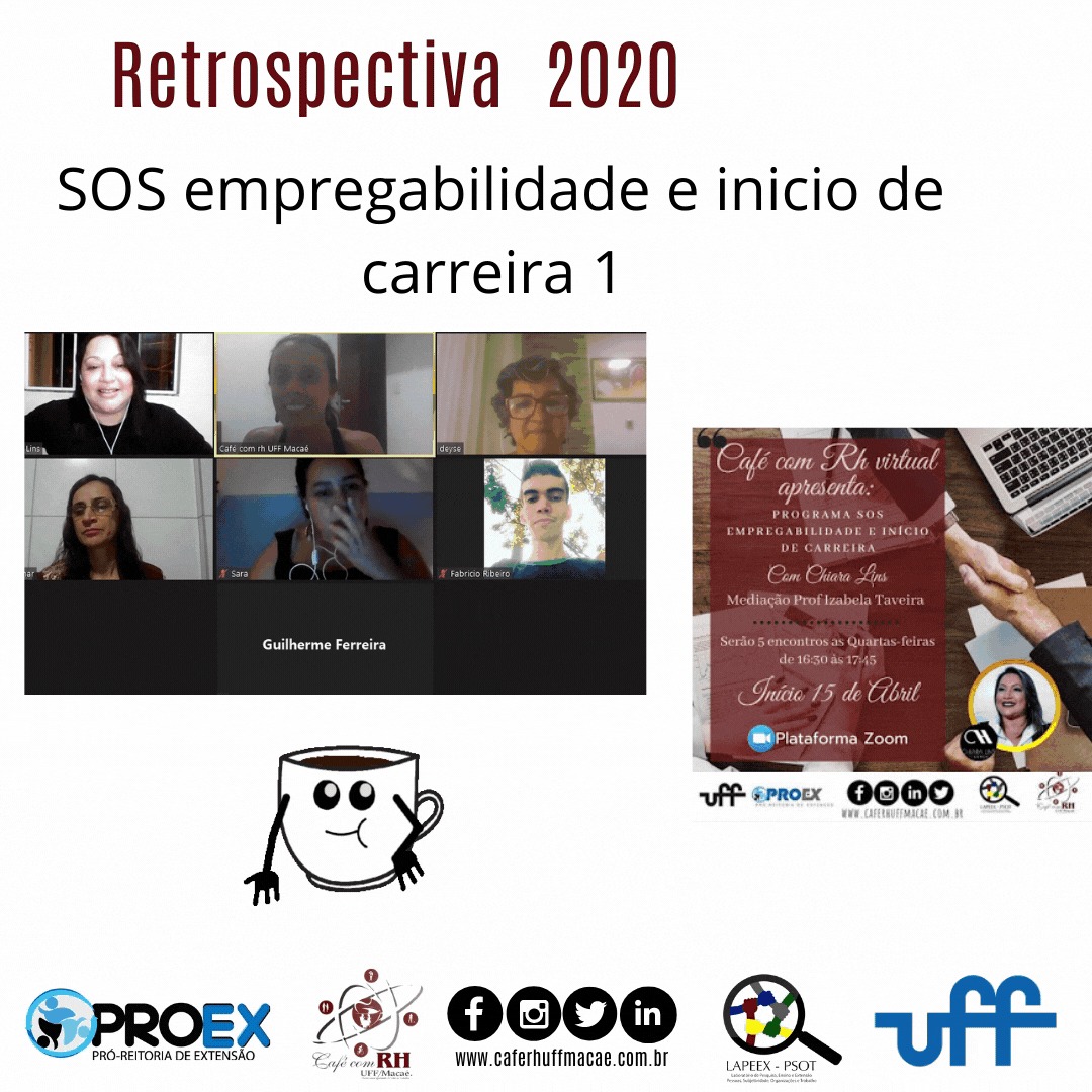 Retrospectiva 2020 – SOS Empregabilidade e Inicio de Carreira