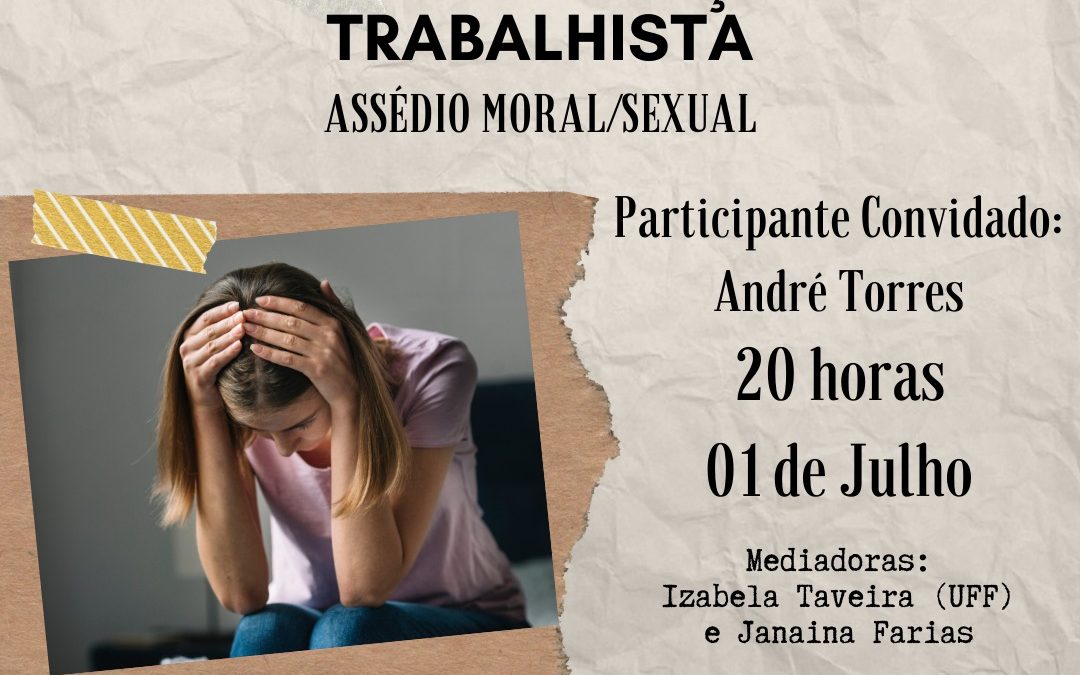 Café com RH – 01/07 – SOS Legislação Trabalhista: assédio moral e sexual